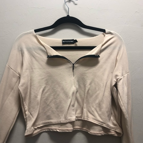 Pretty Little Thing Cropped Long Sleeve - Picture 1 of 1